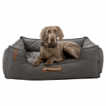 Trixie BE NORDIC Bett Föhr dunkelgrau mit Hund