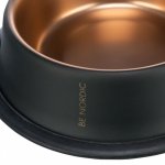 Trixie BE NORDIC Edelstahlnapf schwarzbronze Logo