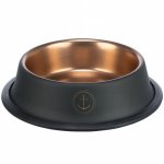 Trixie BE NORDIC Edelstahlnapf schwarzbronze Rückseite
