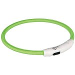 Trixie Flash Leuchtring USB Grün aus TPU-Nylon grün Originalbild