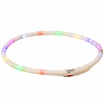 Trixie Flash Leuchtring USB aus Silikon bunt
