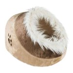 Trixie Kuschelhöhle Minou beige-braun Originalgröße