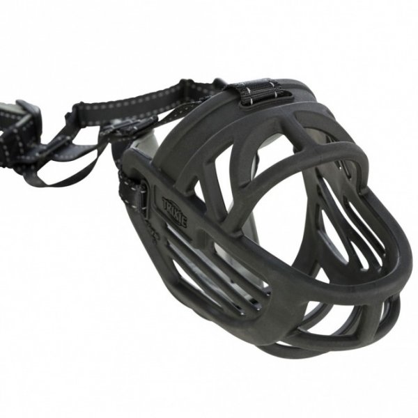 Trixie Maulkorb Muzzle Flex Gummi Vorderteil 2