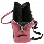Trixie Rucksack Ava rot Innenansicht