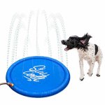 Karlie Sprinklermatte Splashy 100 cm mit Hund 2