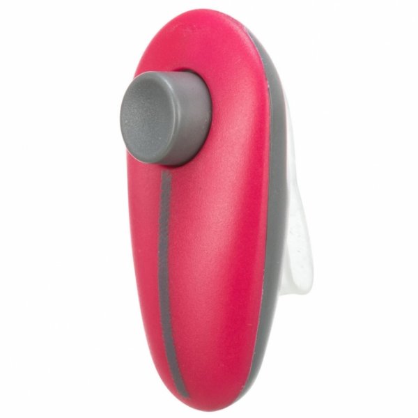 Trixie Dog Activity Finger-Clicker pink Seitenansicht