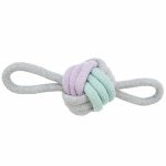 Trixie Junior Knotenball mit Schlaufen Originalgröße