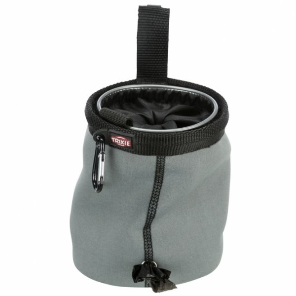 Trixie Snack-Tasche Twist Treat grau
