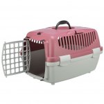 Trixie Transportbox Capri hellgar rosa offene Türe