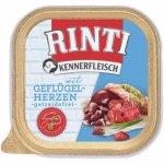 Rinti Kennerfleisch Geflügelherzen Schale