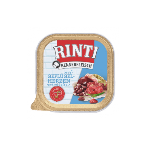 Rinti Kennerfleisch Geflügelherzen Schale Miniaturbild
