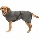 Trixie Bademantel für Hunde mit Hund