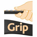 Trixie Schleppleine gummiert schwarz Grip