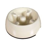 Dogit Go-Slow! Antischling Napf weiss